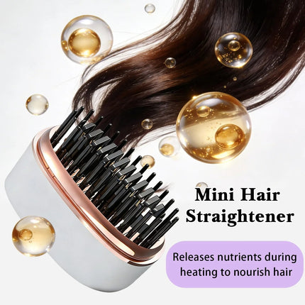 ManiSilk 2-in-1 Mini Hair Straightener & Styling Comb