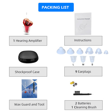 Advanced CIC Hearing Aid - Discreet Micro Digital Ear Sound Enhancer