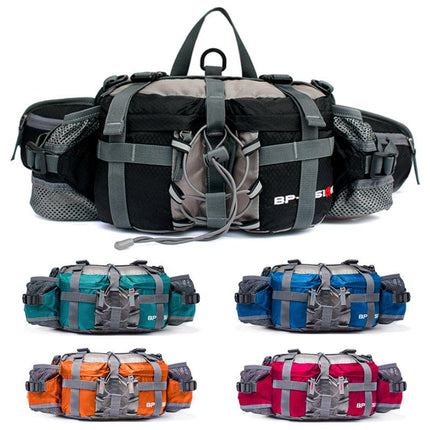 Adjustable Hiking Hip Bag - Waterproof, Multi-Pocket Outdoor Fanny Pack