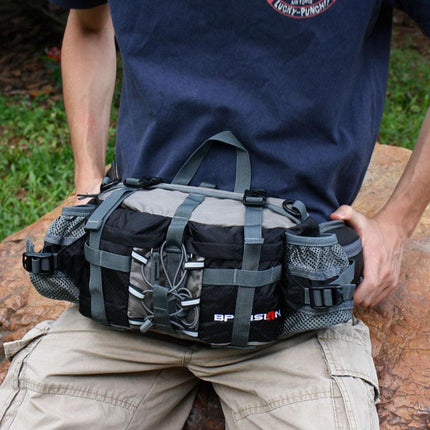 Adjustable Hiking Hip Bag - Waterproof, Multi-Pocket Outdoor Fanny Pack