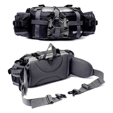 Adjustable Hiking Hip Bag - Waterproof, Multi-Pocket Outdoor Fanny Pack