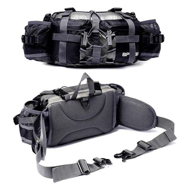Adjustable Hiking Hip Bag - Waterproof, Multi-Pocket Outdoor Fanny Pack