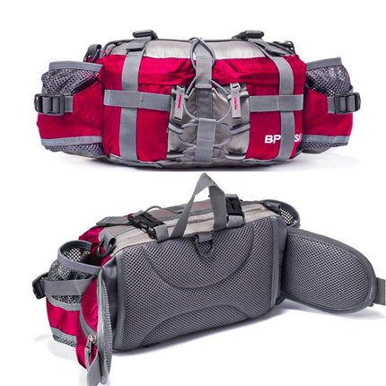 Adjustable Hiking Hip Bag - Waterproof, Multi-Pocket Outdoor Fanny Pack