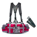 upgraded (with backpack strap) / Red