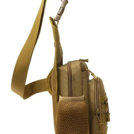 Adventure Ready Hiking Chest Bag - Rugged 600D Nylon, Multi-Carry Design