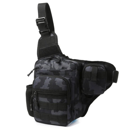 Adventure Ready Hiking Chest Bag - Rugged 600D Nylon, Multi-Carry Design