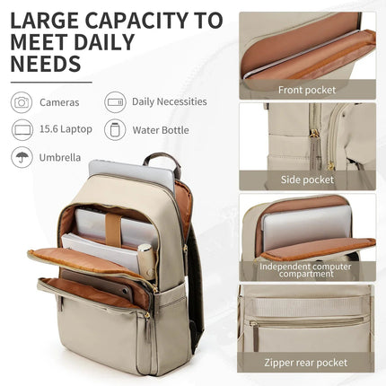 Versatile Travel Backpack - Water-Resistant, Spacious Everyday Daypack