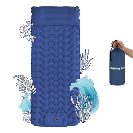 Ultralight Sleeping Mat - Integrated Pump, Ultra-Compact Backpacking Pad