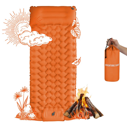 Ultralight Sleeping Mat - Integrated Pump, Ultra-Compact Backpacking Pad