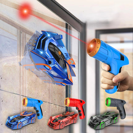 Wall Climbing RC Car - Laser Guided, LED Headlights, Rechargeable