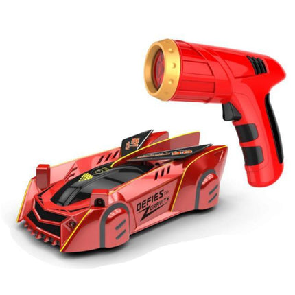 Wall Climbing RC Car - Laser Guided, LED Headlights, Rechargeable