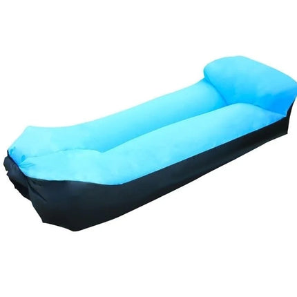 Inflatable Outdoor Sofa - Ergonomic Headrest, No-Pump Fill, Portable