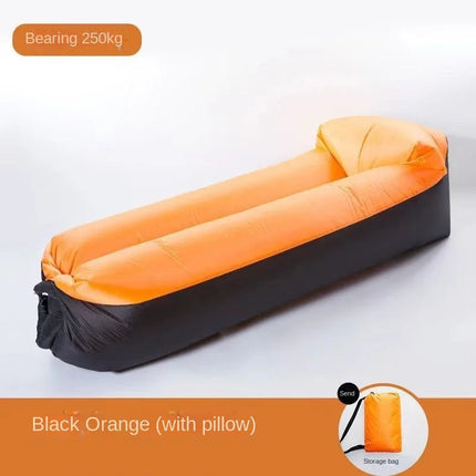 Inflatable Outdoor Sofa - Ergonomic Headrest, No-Pump Fill, Portable