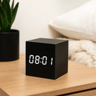 Mini LED Alarm Clock - Digital Display, Temperature, Adjustable Glow