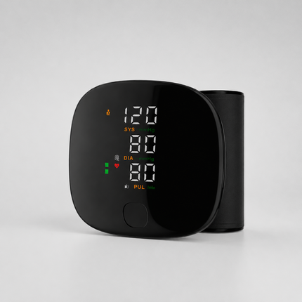 Automatic Digital Blood Pressure Monitor - Wrist Cuff, USB Rechargeable