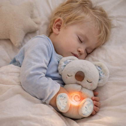Breathing Bear Night Light - Rechargeable Plush, Soft Glow for Nursery