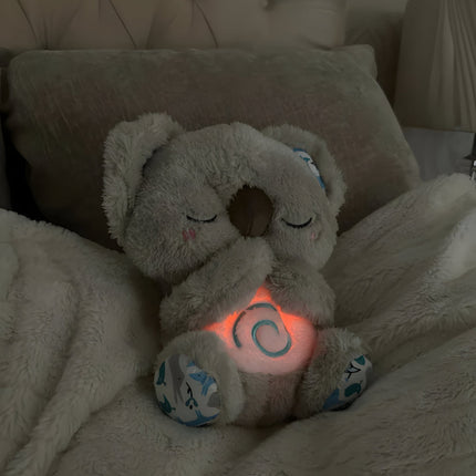 Breathing Bear Night Light - Rechargeable Plush, Soft Glow for Nursery