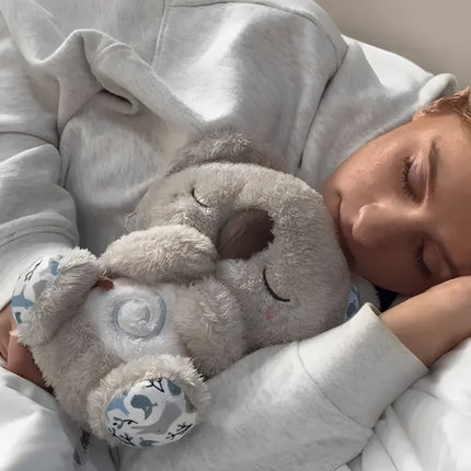Breathing Bear Night Light - Rechargeable Plush, Soft Glow for Nursery