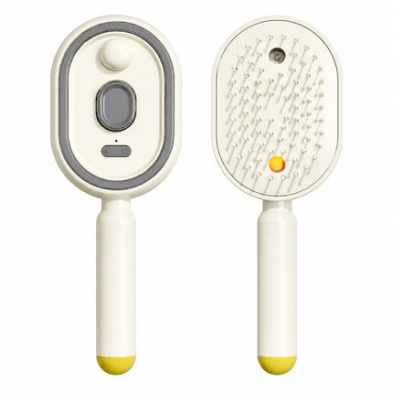 Steam Scalp Massage Comb - Nano Mist Hydration, Retractable Bristles
