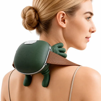 Bionic Kneading Neck Massager - Dual Heads, Warm Compression Therapy