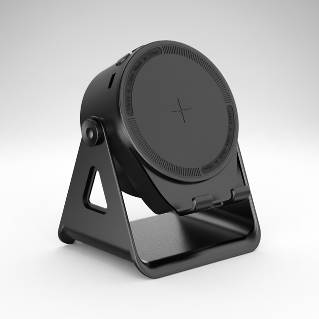 Bluetooth Speaker Stand - Wireless Charging, Induction Play, LED Lights