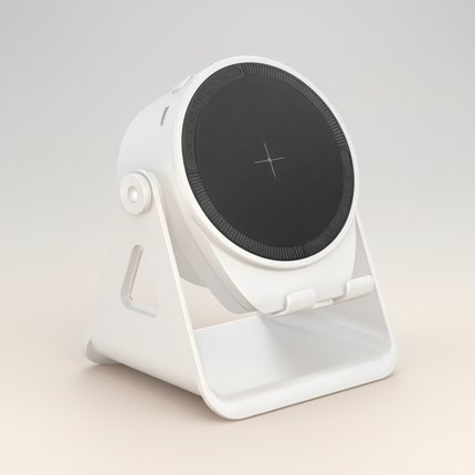 Bluetooth Speaker Stand - Wireless Charging, Induction Play, LED Lights