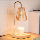 Top-Down Candle Warmer Lamp - Dimmable, Timer, Flameless Jar Melt