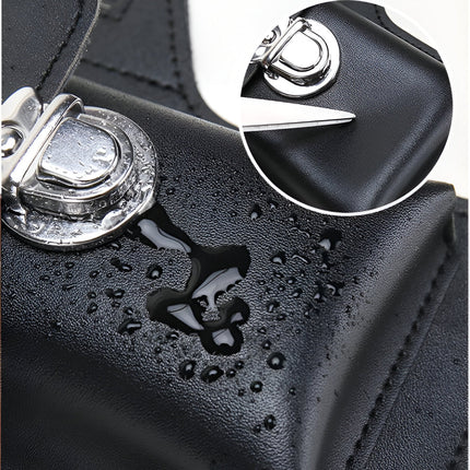 Belt Phone Holster Pouch - PU Leather Waist Carry Case for Phone & Cards