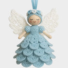 Crochet Kit for Beginners - DIY Yarn Christmas Angel Ornament Craft Set