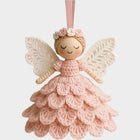 Crochet Kit for Beginners - DIY Yarn Christmas Angel Ornament Craft Set