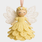 Crochet Kit for Beginners - DIY Yarn Christmas Angel Ornament Craft Set