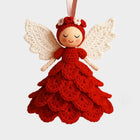 Crochet Kit for Beginners - DIY Yarn Christmas Angel Ornament Craft Set