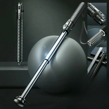 Walking Stick for Hiking - Telescopic Trekking Pole with Anti-Slip Grip