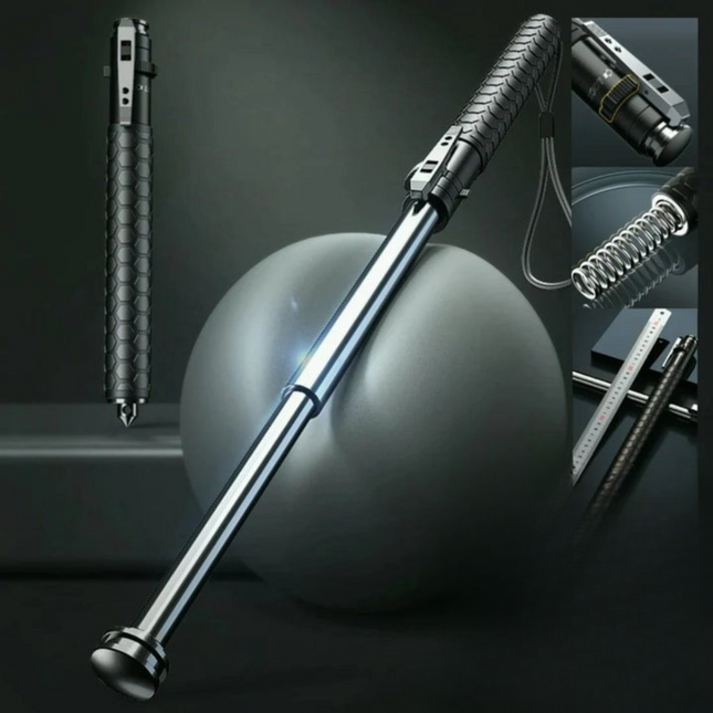 Walking Stick for Hiking - Telescopic Trekking Pole with Anti-Slip Grip