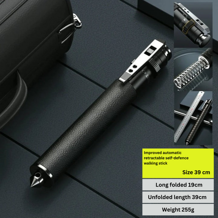 Walking Stick for Hiking - Telescopic Trekking Pole with Anti-Slip Grip