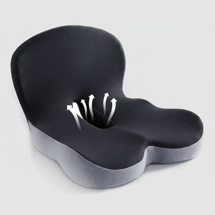 Comfort Cushion - Breathable Ice Silk, Ergonomic Office Chair Seat Pad