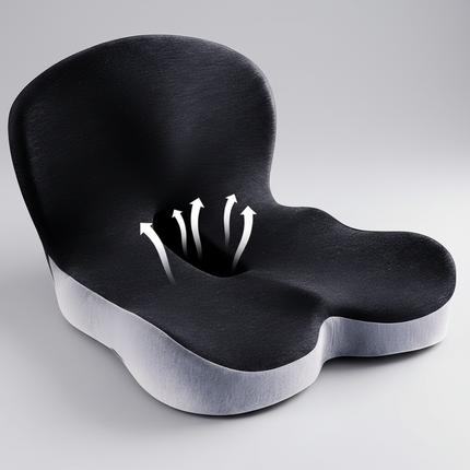 Comfort Cushion - Breathable Ice Silk, Ergonomic Office Chair Seat Pad
