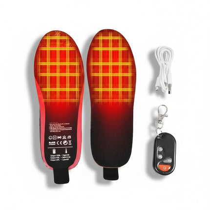 Rechargeable Cordless Heated Insoles - Cycling, Hiking & Snow Sports