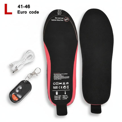Rechargeable Cordless Heated Insoles - Cycling, Hiking & Snow Sports