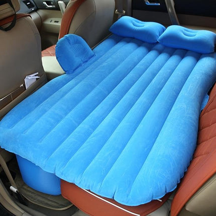 Comfort Travel Car Air Mattress - Electric Pump, Flannel, Compact Fold