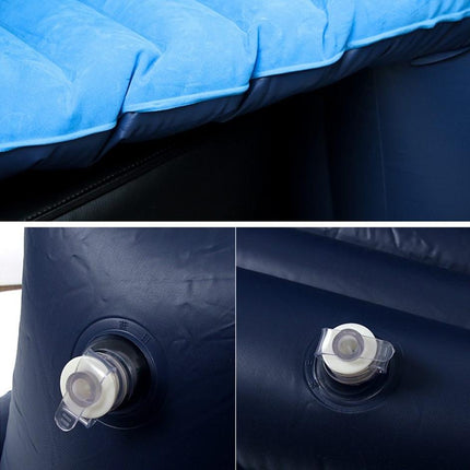 Comfort Travel Car Air Mattress - Electric Pump, Flannel, Compact Fold