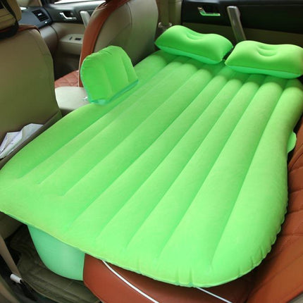 Comfort Travel Car Air Mattress - Electric Pump, Flannel, Compact Fold