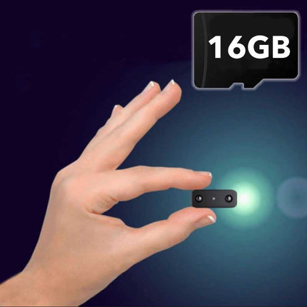Compact Security Camera - 1080P Night Vision, Loop Recording, WiFi App