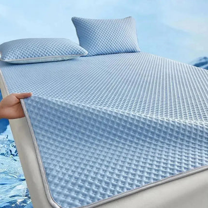 Cooling Mattress Pad - Ice Silk, Breathable, Summer Sleep Comfort Layer