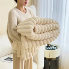 Cozy Wrap Blanket - Rabbit Plush, Luxury Insulated, Ultra-Soft Warmth