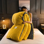 Yellow / 150×200 cm / 59×79 in - incl. 2 pillowcases