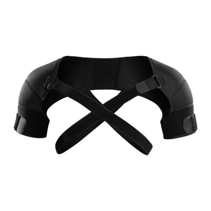Double Shoulder Compression Brace - Adjustable, Low-Profile Cross-Strap