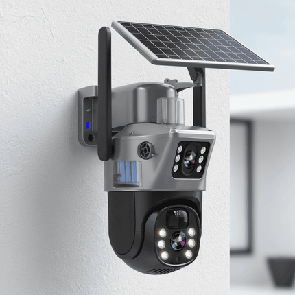 Wireless Security Camera - 4K, Solar Powered, 10x Zoom, Night Vision