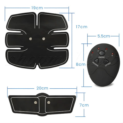 EMS Abdominal & Arm Trainer - Wireless, Multi-Zone Muscle Stimulator
