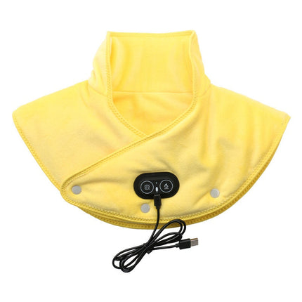 Electric Heating Pad for Neck and Shoulders with Soothing Vibration